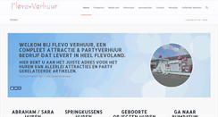 Desktop Screenshot of flevo-verhuur.com